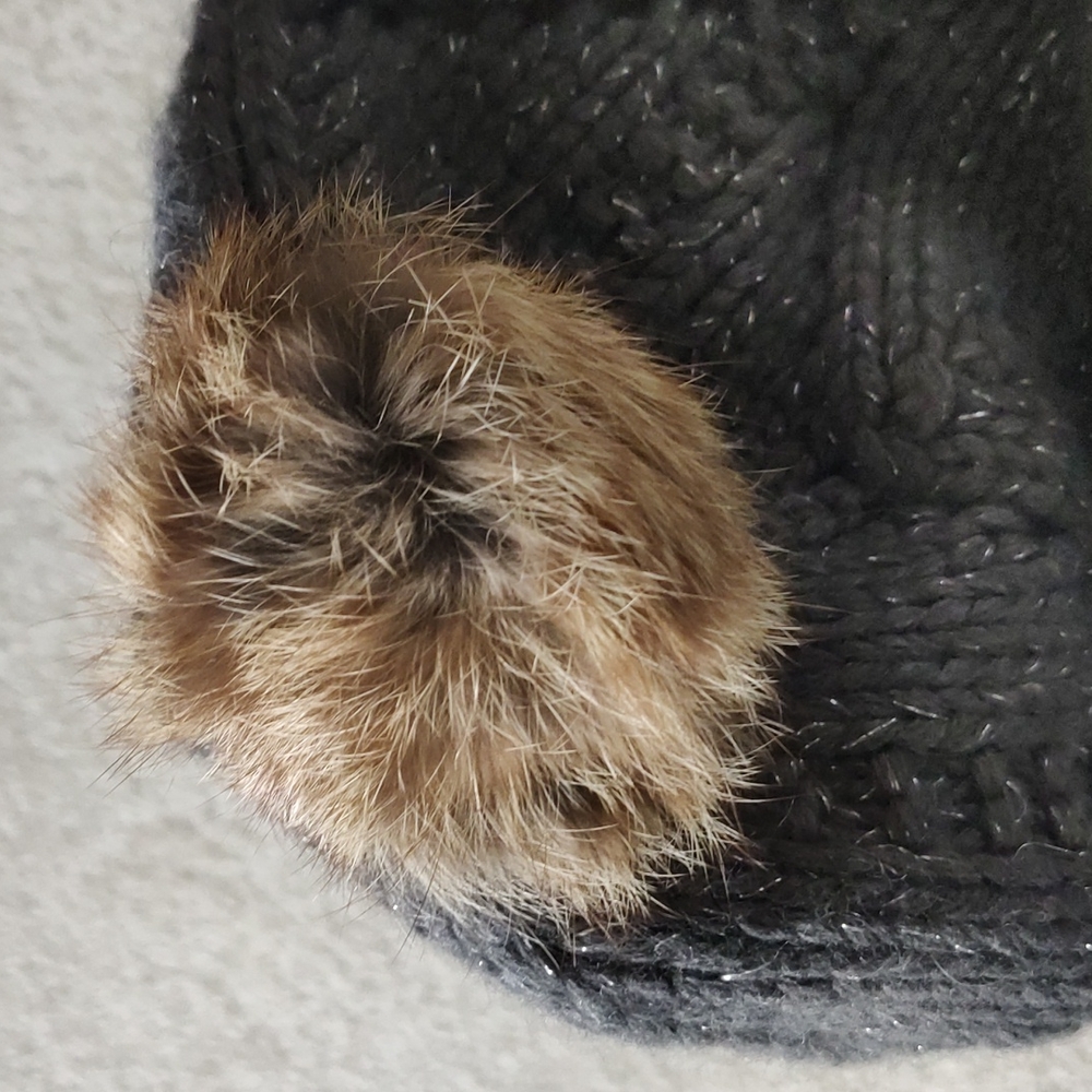 Angora Rabbit beanie - Picture 2 of 6